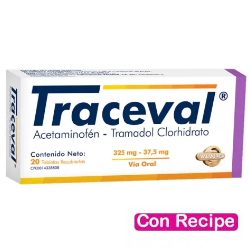 TRACEVAL ACETAMINOFEN TRAMADOL 325-37.5MG TAB X 20 